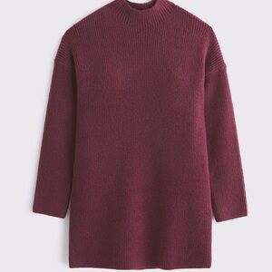 Brand New Abercrombie Easy Mockneck Mini Sweater Dress